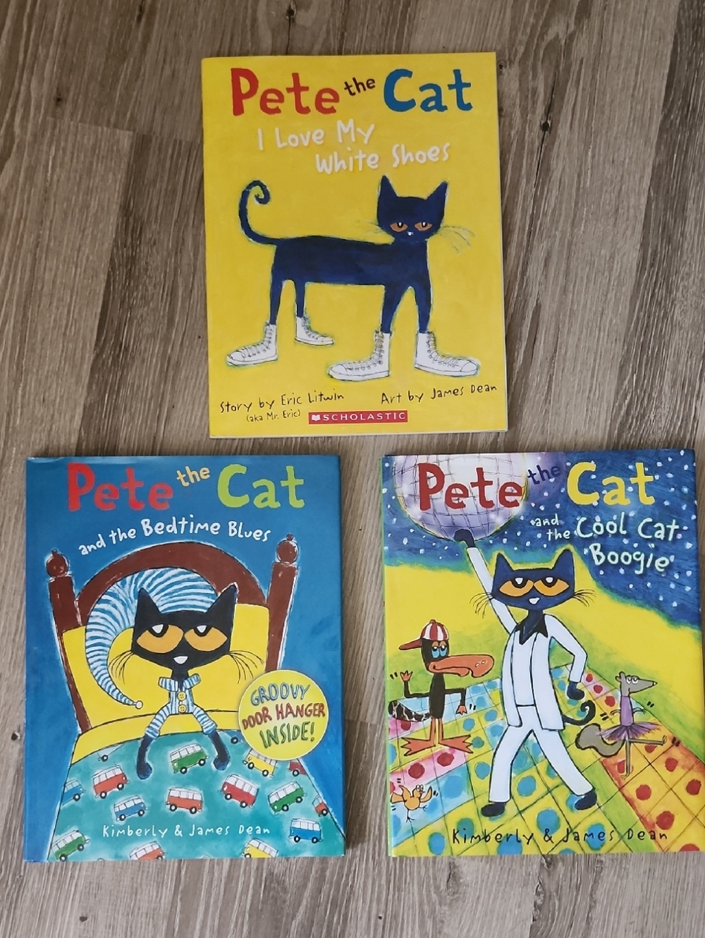 Pete the Cat Book Trio Bundle 2 Hardcovers, 1 Softcover Books